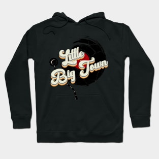 Vinyl Retro Style - Little Big Town Hoodie